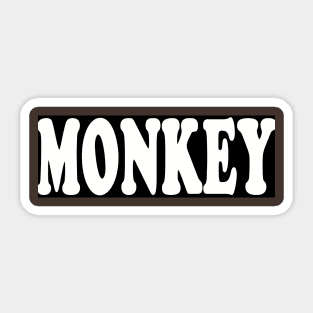 monkey Sticker